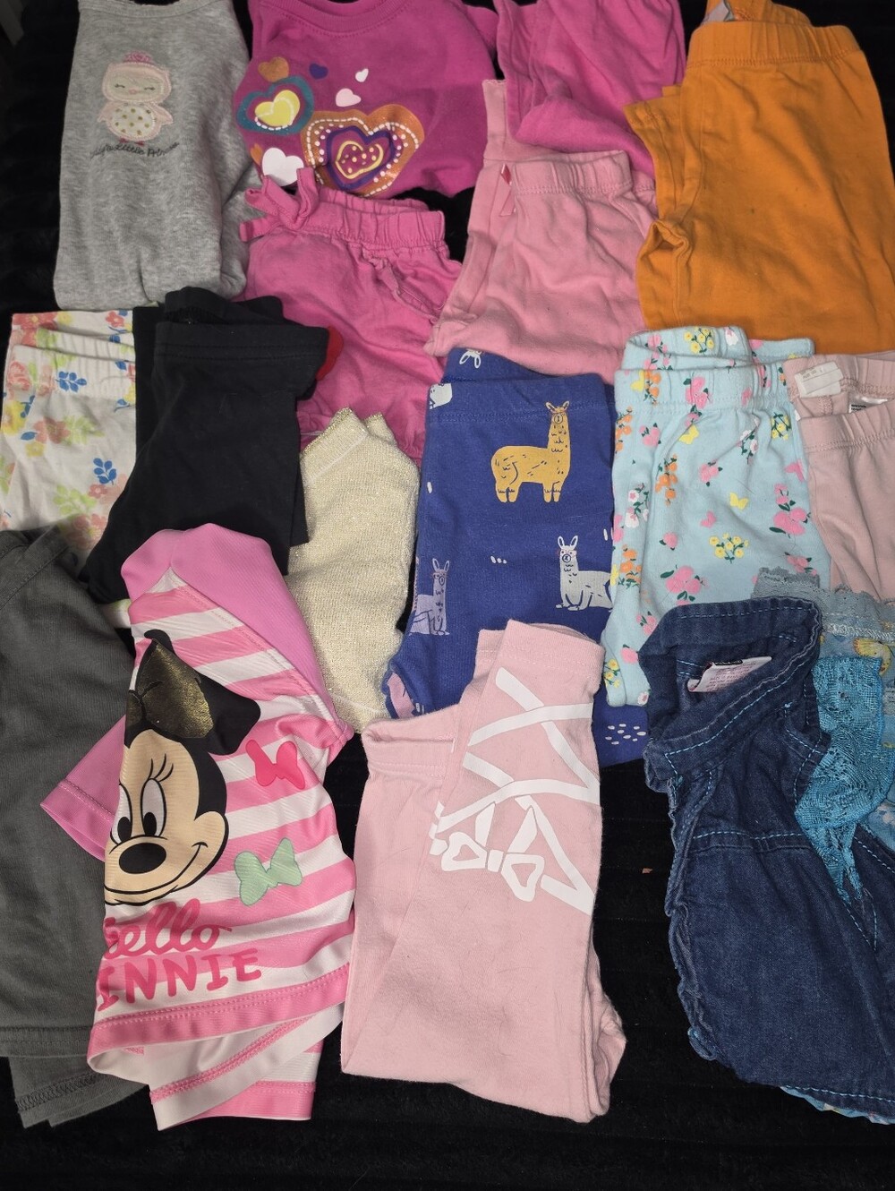Source Unknown Pink, Blue, Yellow, Orange, Gray, Black Kids Clothing Mix